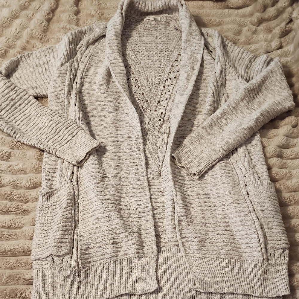 Cozy Light Gray Sweater